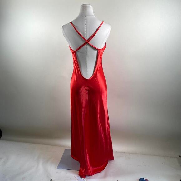 Vintage fredricks red maxi slip dress - Picture 4 of 5